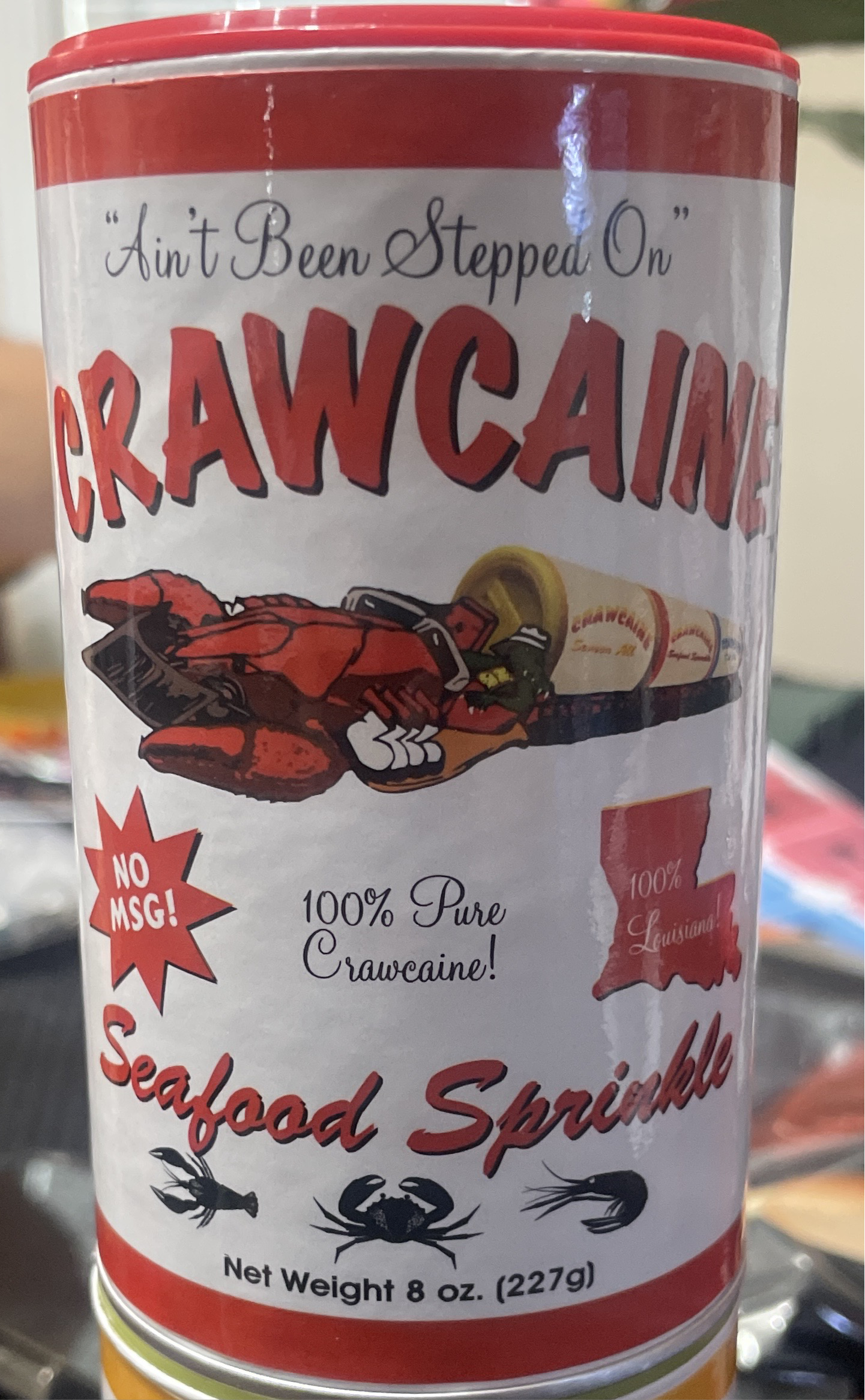 Crawcaine seafood sprinkle 8oz